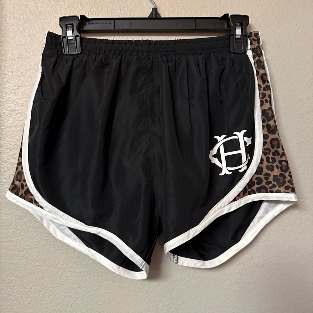 B1/3 Marley Lilly monogrammed Animal print running shorts size small